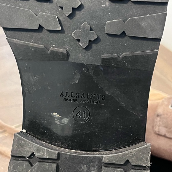 All Saints Kyle Suede Boots size 41 Women’s size 10 - Picture 3 of 11